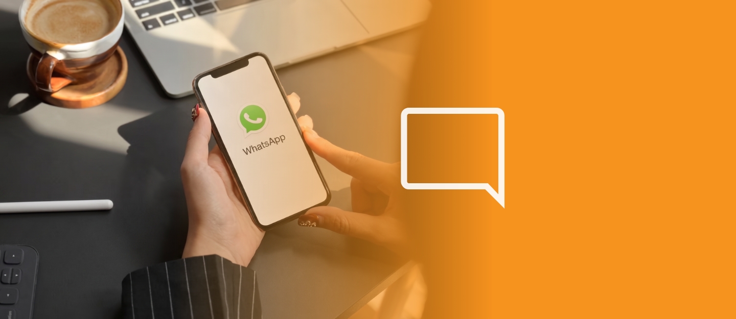 Pessoa corporativa usando número para whatsapp business