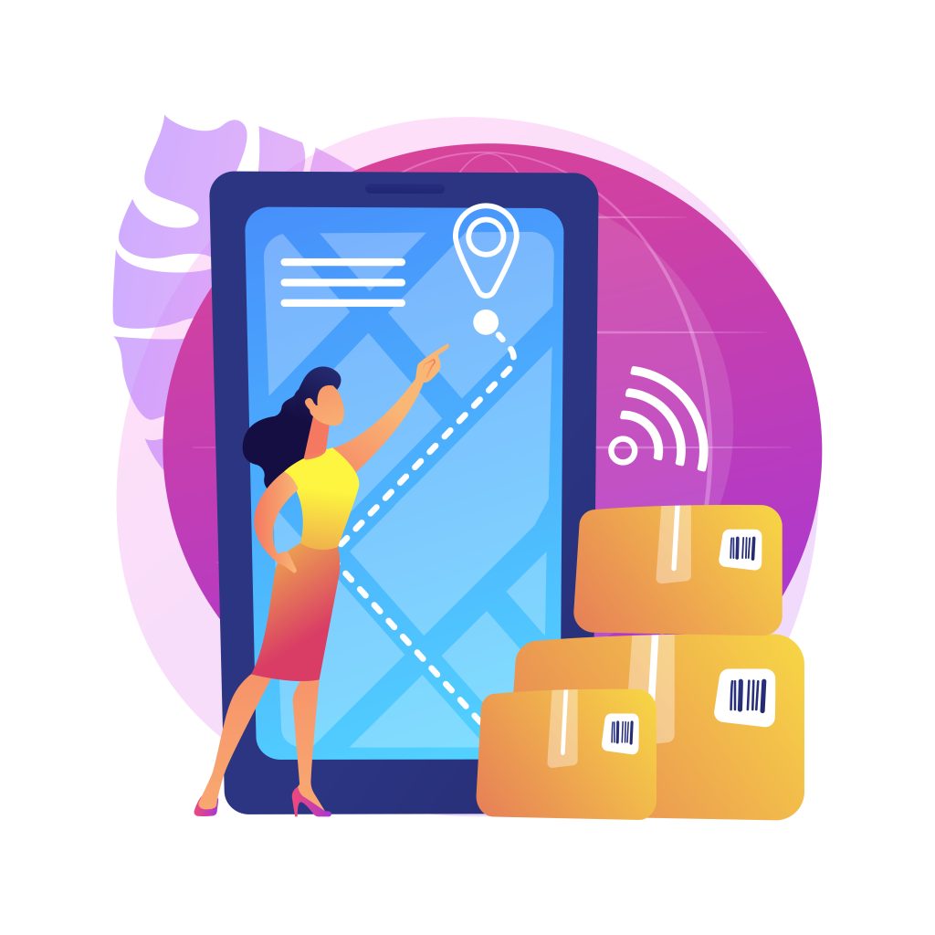 conceito de telefonia VoIP para empresa de logística
