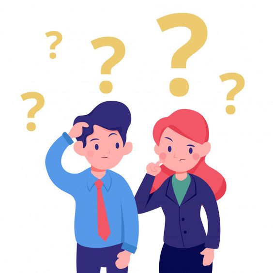 homem e mulher pensando sobre tipos de clientes e vendas