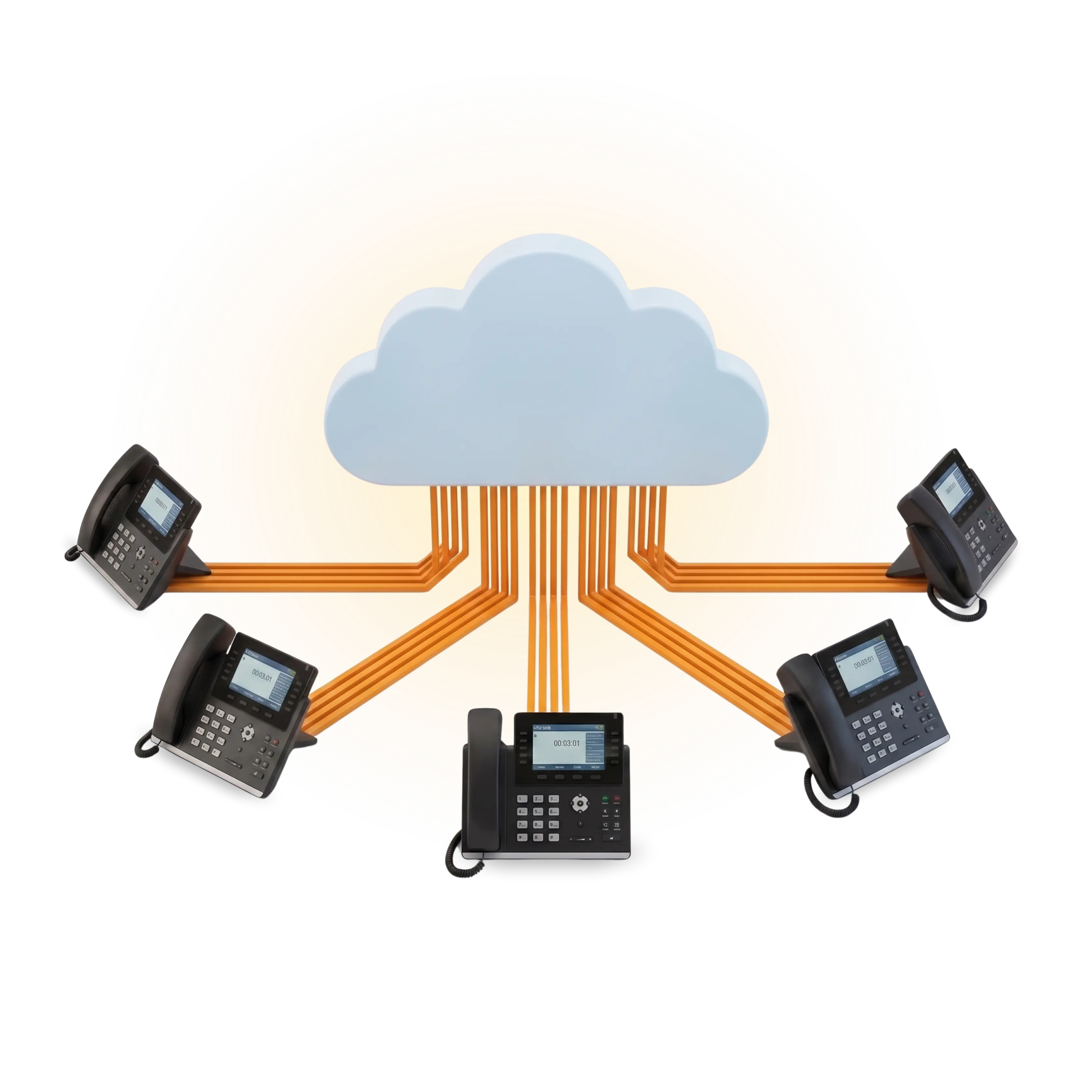 Conectividade SIP Trunk em nuvem para telefonia empresarial