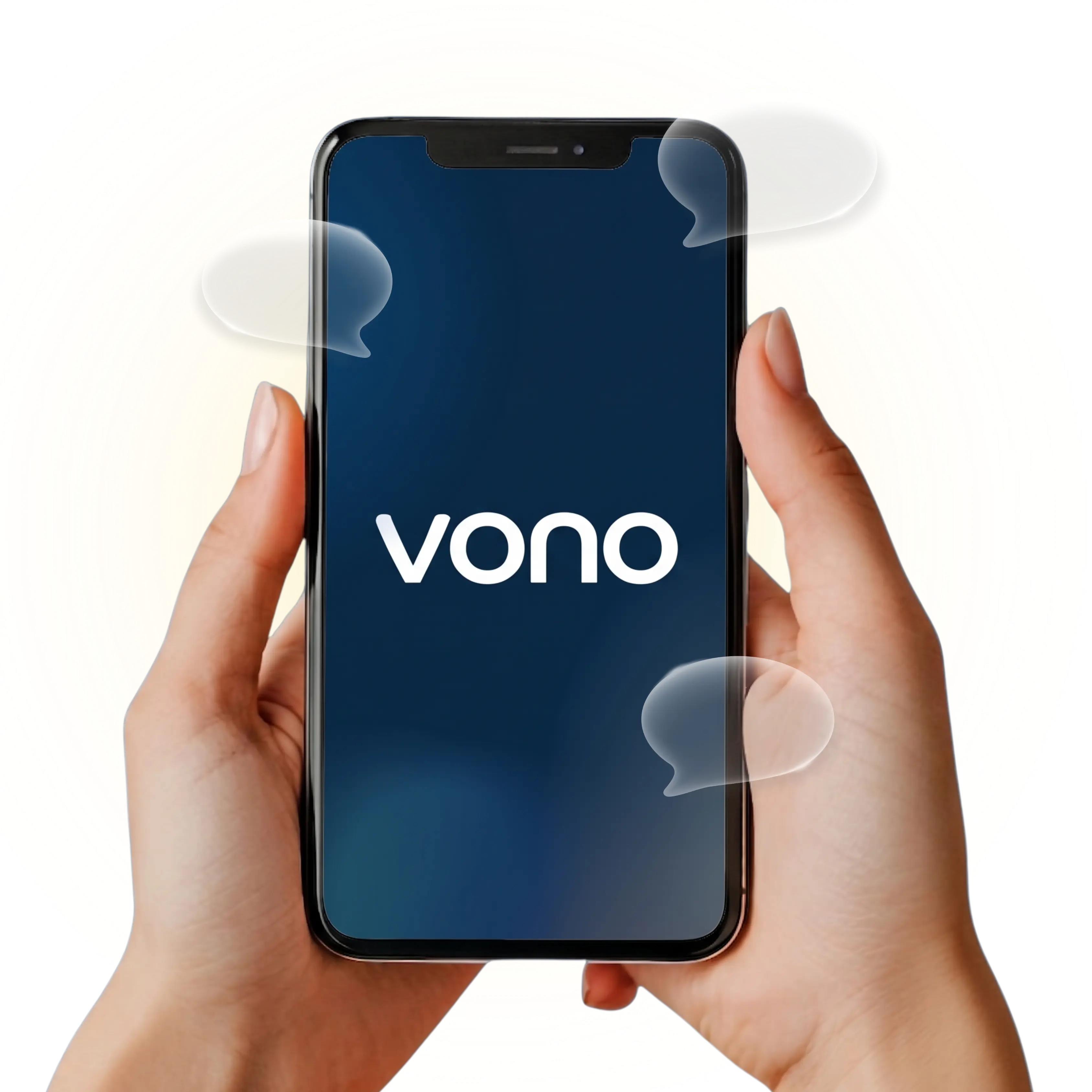Pessoa utilizando smartphone para comunicação por SMS marketing
