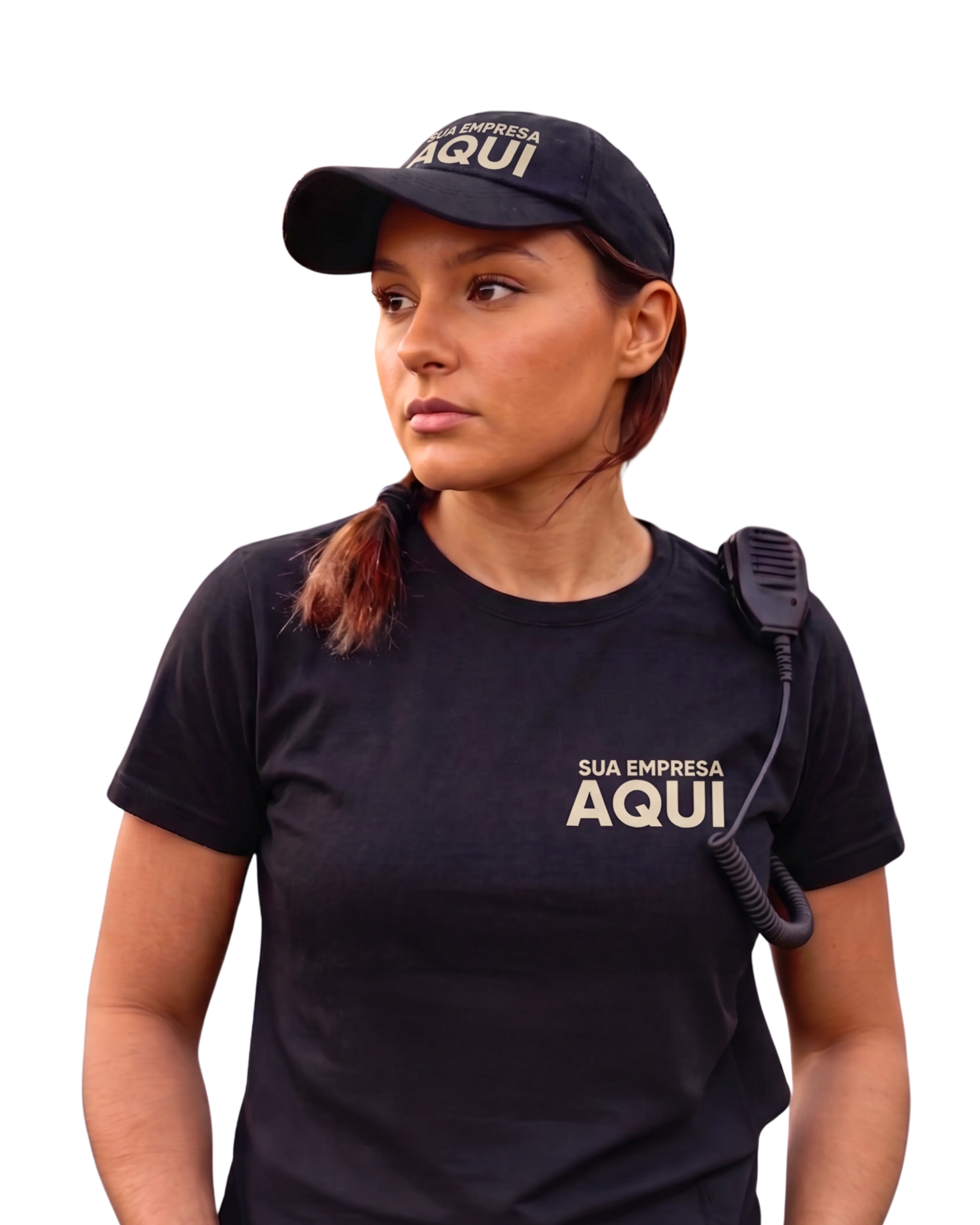 Equipe de monitoramento com uniformes personalizáveis para operação white label