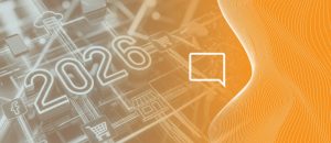 Imagem integrando o algarismo do ano de 2026 e a comunicação omnichannel. Trazendo a ideia de tendências de 2026: comunicação empresarial omnichannel.