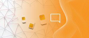 chips rodeados pela representação de conectividade expandida pelo chip multioperadora