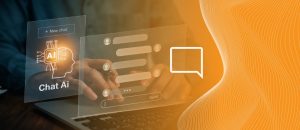 pessoa tendo uma conversa por whatsapp com uma IA conversacional que está resolvendo sua pendência com a empresa