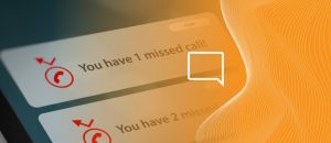 Tela de celular mostrando chamadas perdidas
