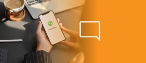 Pessoa corporativa usando número para whatsapp business