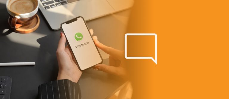 Pessoa corporativa usando número para whatsapp business